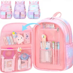 School Backpack Cartoon Backpack for Student Girls Breathable Large Capacity Kids Backpacks Back to School Gift
