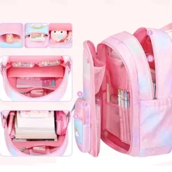 School Backpack Cartoon Backpack for Student Girls Breathable Large Capacity Kids Backpacks Back to School Gift