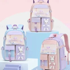 School Backpacks Cartoon Kids Backpacks Backpack for Girls Large Capacity Multi-function Back to School Gifts