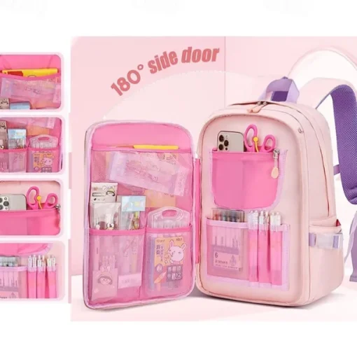 School Backpacks Cartoon Kids Backpacks Backpack for Girls Large Capacity Multi-function Back to School Gifts