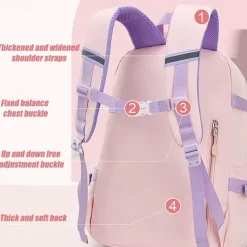 School Backpacks Cartoon Kids Backpacks Backpack for Girls Large Capacity Multi-function Back to School Gifts