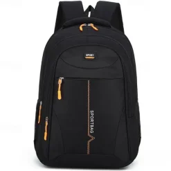 Schoolbag Solid Color for Student Boys Girls Multi-function Wear-Resistant Large Capacity Nylon School Bag Back Pack Satchel 22.06 inch, Back to School Gift