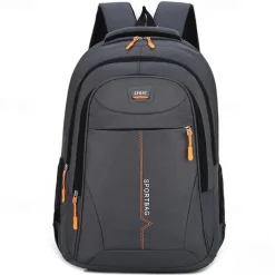 Schoolbag Solid Color for Student Boys Girls Multi-function Wear-Resistant Large Capacity Nylon School Bag Back Pack Satchel 22.06 inch, Back to School Gift