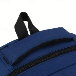 Schoolbag Solid Color for Student Boys Girls Multi-function Wear-Resistant Large Capacity Nylon School Bag Back Pack Satchel 22.06 inch, Back to School Gift