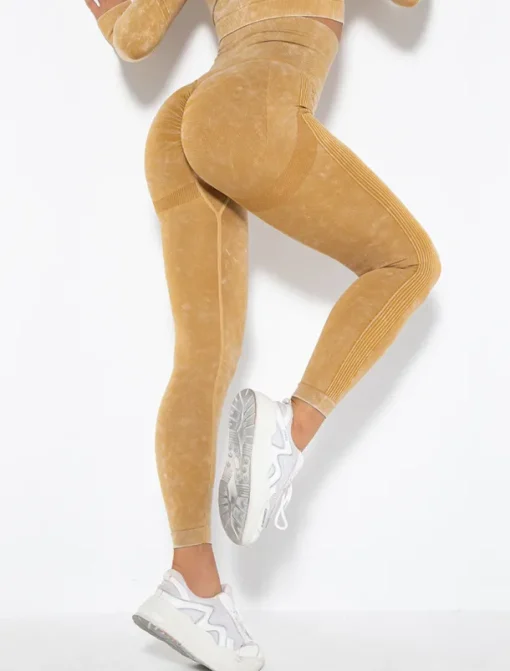 Seamless Scrunch Butt Lifting Workout Leggings for Women Booty High Waisted Yoga Compression Gym Fitess Squat-proof