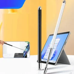 4-Section Scalable Capacitive pen For Universal for all touch screen tablets Portable New Design 2 in 1 stylus Aluminum Alloy ABS