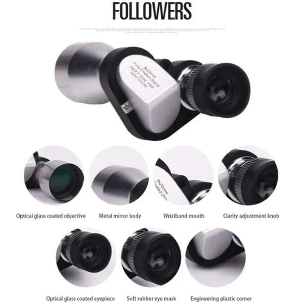 Seiko Manufacturing Mini HD Single Telescope With Portable Storage Bag High-power High-definition Low-light Night Vision Pocket Telescope