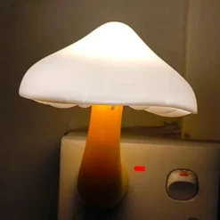 Sensor LED Night Light Plug in Lamp Mushroom Night Light 7-Color Changing Magic Mini Pretty Mushroom-Shaped Night Lights for Adults Kids NightLight