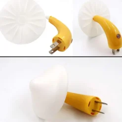 Sensor LED Night Light Plug in Lamp Mushroom Night Light 7-Color Changing Magic Mini Pretty Mushroom-Shaped Night Lights for Adults Kids NightLight