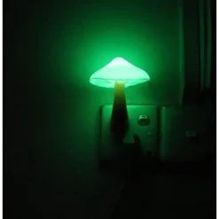 Sensor LED Night Light Plug in Lamp Mushroom Night Light 7-Color Changing Magic Mini Pretty Mushroom-Shaped Night Lights for Adults Kids NightLight