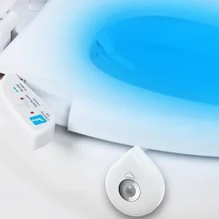 Sensor Toilet Seat Night Light Smart PIR Motion 8 Colors Waterproof Backlight 2PCS for Toilet Bowl LED Luminaria Lamp Toilet Light