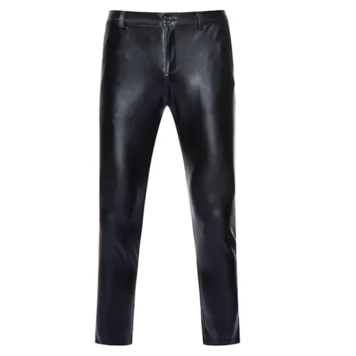 Set with Shiny Metallic Straight Leg Pants 2 PCS Disco Outfits 1980s Men's Sequins Cosplay Costume Masquerade Party Evening Club Performance