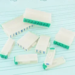 2Sets Detachable Number Letter Stamp Alphabet A-Z Combination Set Numeral 0-9 for Card Tag Scrapbook Craft Making Teaching