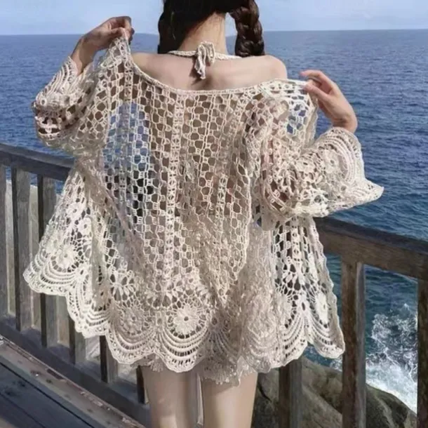 Shawl & Wrap Shawls Women's Wrap Ladies Elegant Sun Protection Long Sleeve Cotton Fall Wedding Wraps With Pure Color For Holiday All Seasons
