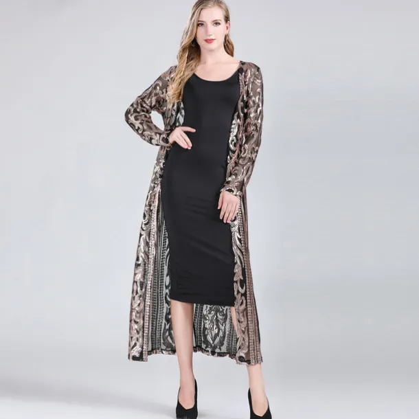 Shawl & Wrap Women's Wrap Elegant Bridal Long Sleeve Tulle Wedding Wraps With Split Joint For Wedding Summer