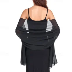 Shawl Wraps for Women Wedding Evening Chiffon Soft Shawls for Wedding Guest Bridal Scarf
