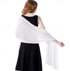Shawl Wraps for Women Wedding Evening Chiffon Soft Shawls for Wedding Guest Bridal Scarf