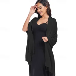 Shawl Wraps for Women Wedding Evening Chiffon Soft Shawls for Wedding Guest Bridal Scarf