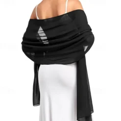 Shawl Wraps for Women Wedding Evening Chiffon Soft Shawls for Wedding Guest Bridal Scarf