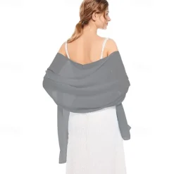 Shawls and Wraps Soft Chiffon Scarve Scarf For Evening Party Dresses Wedding Stole