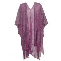 Shawls Women's Wrap Elegant Sparkle & Shine Sleeveless Polyester Wedding Wraps With Pure Color For Party Spring & Summer