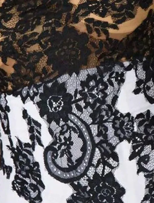 Sheath Cocktail Dresses Elegant Dress Kentucky Tea Length Long Sleeve Off Shoulder Stretch Fabric with Appliques Dresses