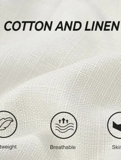 Shirt Cotton Linen Shirts Button Up Blouse Women's Black White Pink Plain Buttons Pocket Street Daily Fashion Shirt Collar Regular Fit S