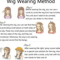 Short Blonde Wig with Bangs Blonde Mix Brown Wigs for White Women Natural Fluffy Synthetic Hair Womens Wigs