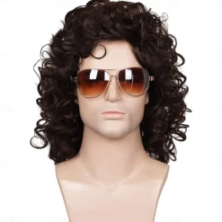 Short Curly Halloween Cosplay Wig for Men For Carvinal