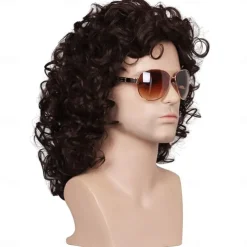 Short Curly Halloween Cosplay Wig for Men For Carvinal