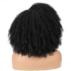 Short Curly Wig Afro Curly Wigs Kinky Curly Hair Wig Synthetic Afro Wigs for Black Women
