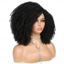 Short Curly Wig Afro Curly Wigs Kinky Curly Hair Wig Synthetic Afro Wigs for Black Women