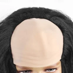 Short Fluffy Synthetic Hair Red Clown Horror Halloween Cosplay Wigs for Men Adult