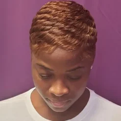 Short Pixie Wig for Women Pixie Cut Wig Short Wig Pixie Cut Wigs for Black Women White Wigs for Women Layered Synthetic Heat Resistant Pixie Wig for Party Cosplay Use Halloween Wigs