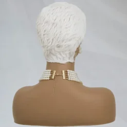 Short Pixie Wig for Women Pixie Cut Wig Short Wig Pixie Cut Wigs for Black Women White Wigs for Women Layered Synthetic Heat Resistant Pixie Wig for Party Cosplay Use Halloween Wigs