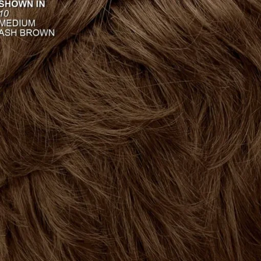 Short Pixie Wig with Richly Texturized Piecey Layers and Wispy Side-Swept Bangs / Multi-tonal Shades of Blonde and Brown