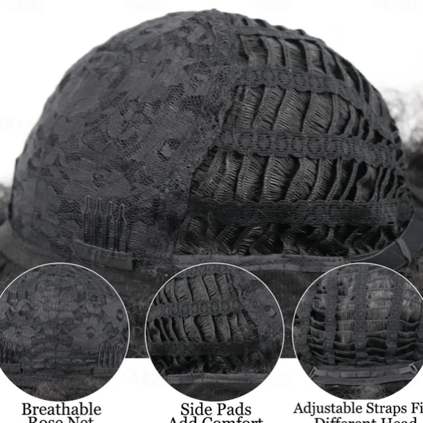 Short 70s Afro Wigs for Black Women Large Synthetic Black Short Afro Wig 70's 8 Inches 60s Afro Wig for Women Bouncy and Soft Natural Looking Halloween Cosplay Party Wigs