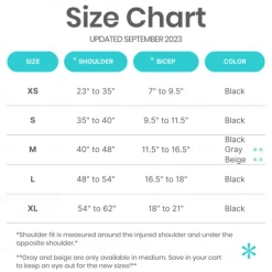 Shoulder Brace for Women Men- Injury Recovery Compression Support Sleeve - for Rotator Cuff Injuries, Arthritis, Sprain, Dislocation, PT - Targeted Inflammation Pain Relief