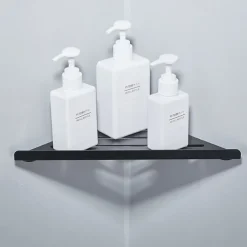 Shower Caddy Multifunction Bathroom Triangle Shelf Wall Mounted Stainless Steel 1 Pack Corner Storage Shelf for Bathroom Toilet and Kitchen