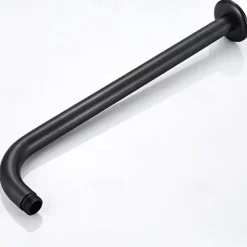 Shower Faucet Set Wall Mounted Vintage Brass, Rainfall Overhead Combo Set Bathroom Mixer Ceramic Shower Hendheld Sprayer High Pressure Black Antique