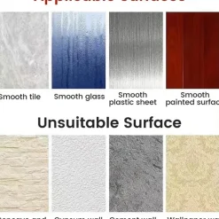 Shower Head Holder Wall Mount Adhesive Adjustable Handheld Shower Wand Holder No Drilling Wall Mount Bracket