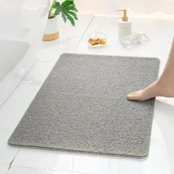 Shower Mat for Inside Shower, Loofah Bath Mat Non Slip Anti Mould Antibacterial Soft PVC Bathtub Mat for Bathroom Wet Shower Areas