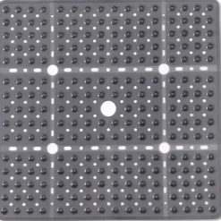 Shower Mats Rubber Shower Mat with Drain Hole - Non-Slip Bathtub Mat for Bathroom, Anti-Mildew, Quick-Drying, Comfortable and Safe for Kids and Elderly