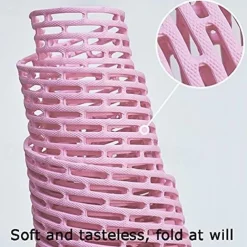 Shower Mats with Drain Hole - Non-Slip Bathtub Mat for Bathroom, Anti-Mildew, Quick-Drying, Comfortable and Safe for Kids and Elderly