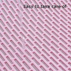 Shower Mats with Drain Hole - Non-Slip Bathtub Mat for Bathroom, Anti-Mildew, Quick-Drying, Comfortable and Safe for Kids and Elderly