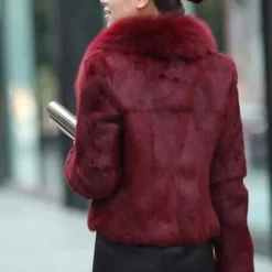 Shrug Bridal's Wraps Coats / Jackets Elegant Long Sleeve Faux Fur Wedding Wraps With Pure Color For Wedding Fall