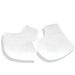 Silicone Anti cracking Heel Cover for Heel Pain and Anti cracking Men&#039;s and Women&#039;s Soft White Socks for Heel Dry Cracking Foot Cover