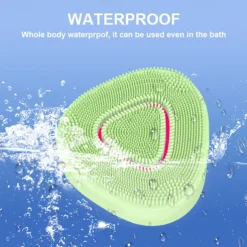 Silicone cleaning ball massage high frequency vibration electric facial cleanser