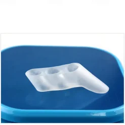 Silicone Thong Sandal Toe Flip Big Toe Spreader Cushion Bunion Pads Hard Silicone Toe Finger Separator 3 Hole Hallux Valgus Orthopedic Spacers Bunion Overlapping Hammer Foot Corrector