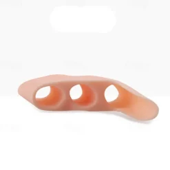 Silicone Thong Sandal Toe Flip Big Toe Spreader Cushion Bunion Pads Hard Silicone Toe Finger Separator 3 Hole Hallux Valgus Orthopedic Spacers Bunion Overlapping Hammer Foot Corrector